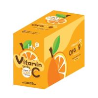 Hy-C Vitamin C 50 mg ไฮ-ซี ไฮซี วิตามินซี ชนิดเม็ดอม รสส้ม สำหรับเด็ก จำนวน 1 กล่อง บรรจุ 36 ซอง (36x18978)