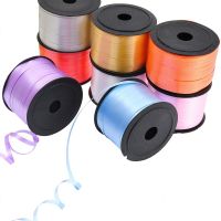 1PCS 100yards tied balloon ribbon tapes diy wedding layout new room decoration accessories bows Gift birthday cake packaging 5mm Gift Wrapping  Bags