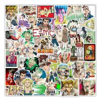 hotx【DT】 10/50Pcs/Lot Dr.STONE Anime Stickers Janpanese Sticker for Laptop Luggage Car Skateboard Notebook