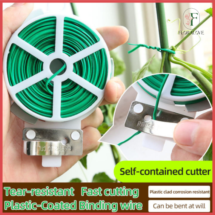Garden Plastic Twist Tie Reusable Plant cable ties Twine Support Ties