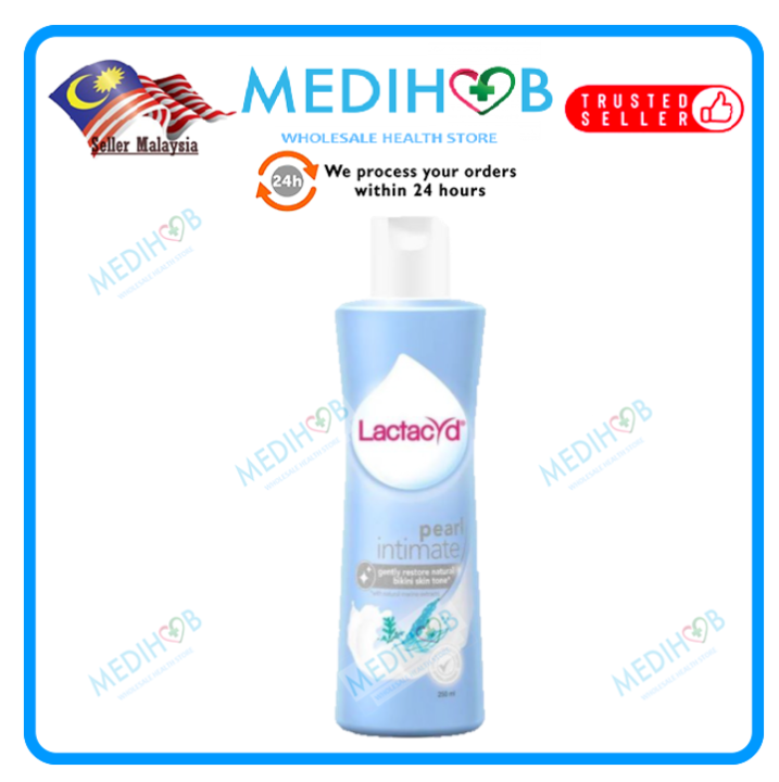 [NEW LOOK] LACTACYD Feminine Wash 250ml Pearl Intimate Lazada