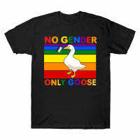 【Fashion】New Mens Large T-shirt
 No Gender Goose Gift MenS T Shirt New Lgbt Pride Colorful Tees Harajuku Aesthetic T-Shirts Printing T-Shirts Men แฟชั่นแขนสั้นผ้าฝ้าย