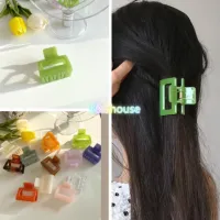 J336 Korean acrylic medium size simple geometry fashion hair claw clip clamp women accessories