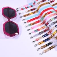 Fashion Sunglasses Womens Acrylic Glasses Headphone Chain  Eyeglass 2021 New Anti-Lost Lace Lanyard  Neck Chain Hang Mask Strap Eyewear case