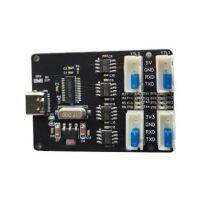 1 Piece USB to TTL Module CH340 HUB TYPE-C Interface 4-Channel Four Independent TTL