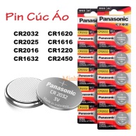 Pin cúc áo, pin nút áo Panasonic CR2025, CR2032, CR2016, CR1632, CR1220 thumbnail