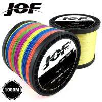 JOF ยี่ห้อใหม่1000เมตร PE ถักเอ็นตกปลา8เส้น4เส้น18-88LB เอ็นตกปลาสายตกปากหลายเส้น