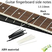 10Pcs/set ABS White Black Guitar Fingerboard Side Sound Column Guitar Accessories DIY Material Diameter 1.5mm 2mm Guitar Bass Accessories