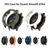 TPU ปกคลุมสำหรับ Huami Amazfit GTR 4 GTR4 Gtr4ป้องกันหน้าจอกรณี S Mart W Atch อุปกรณ์ป้องกันกันชนด้วยเครื่องชั่ง