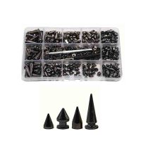 18080 Sets Metal Punk Sharp Warhead Screw Rivets Studs DIY Crafts Leather Belt Watchband Head Rivets Spikes Decor Nail Buckles