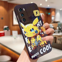 เคสพร้อมสำหรับ Huawei P40ดีไซน์เมชาปิกาจู (Mecha Pikacu) ทั้งกล้องกรณีโทรศัพท์ฟิล์มครบถ้วนปกป้องเคส