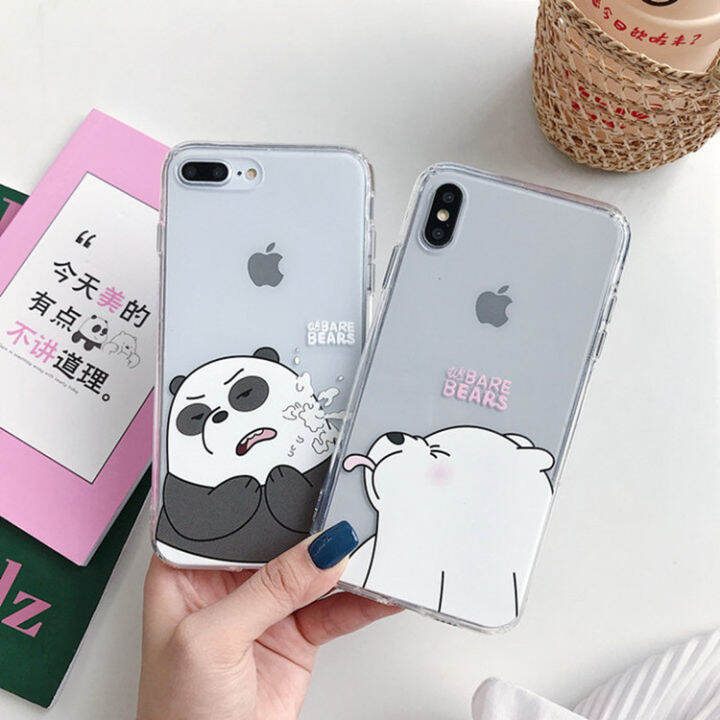 น่ารัก-หมีเปลือย-เคสโทรศัพท์มือถือ-iphone6-6s-iphone7-iphone8-iphone6plus-iphone6splus-iphone7plus-iphone8plus-เคสไอโฟน11-se-857