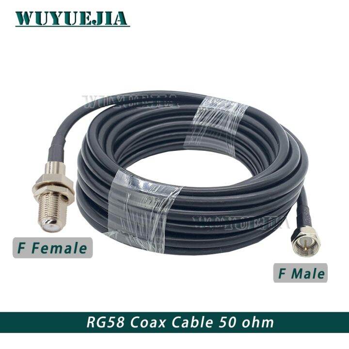 f-male-to-f-female-rg58-pigtail-50ohm-coaxial-cable-sma-f-plug-tv-antenna-adapter-rf-coaxial-extension-cord-rf-pigtail-jumper-electrical-connectors