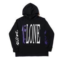 2023 NEWNew VLONE ยุโรปและอเมริกาแฟชั่นแบรนด์คู่ High Street Hooded Flame Big Letter 3M สะท้อนแสง Big V Bodysuit