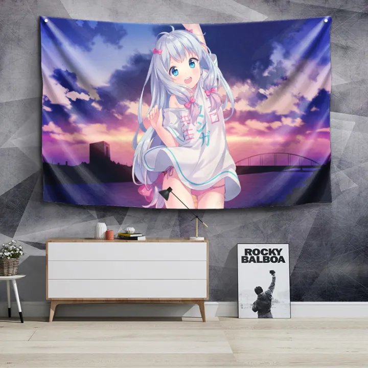 Figure to customize the second-dimensional animation Princess Royal  Highness background hanging cloth otaku junior bedroom bedside wall  covering small tapestry | Lazada PH