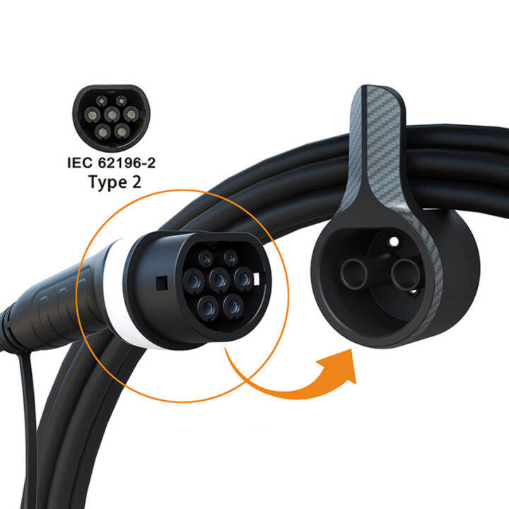 EV Charger Holder Holster Dock For Electric Vehicle Type 2 Charging