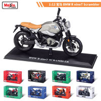 Maisto 1:12 BMW R Nine T Scrambler Simulation Alloy Motorcycle Model Finished Product with Saucer