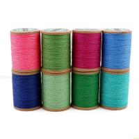 【YD】 0.7mm 90m polyester round waxed thread string for Braided Rope Leather Sewing