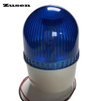 Zusen TB72D 12V 24V 110V 220V Blue Color Small Flashing Light Security Alarm Strobe Signal Warning LED Lamp