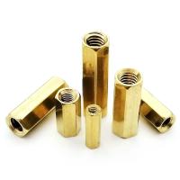 5/10/50pcs Solid Brass Copper M2 M2.5 M3 M4 M5 Hex Standoff Hexagon Pillar Column Female Bolt Spacer for PCB Board Motherboard