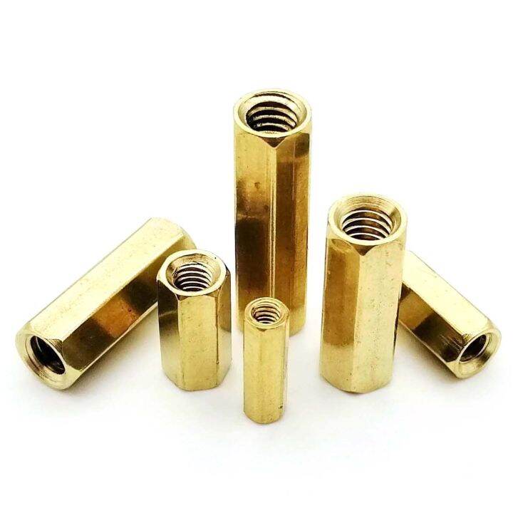 5/10/50pcs Solid Brass Copper M2 M2.5 M3 M4 M5 Hex Standoff Hexagon ...