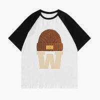 ❐ SLOY American retro raglan cotton short sleeve T-shirt female summer institute of niche loose the wind is sweet shoulder