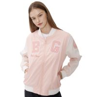 BODY GLOVE Womens BASIC Varsity Bomber Jacket Fall 2023 แจ็กเก็ตผู้หญิง สีพีช-68