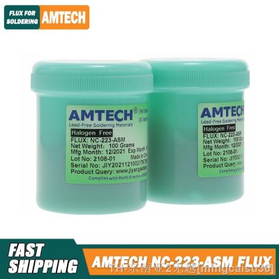 hk☁✗  AMTECH-NC-223-ASM Tin Solder With Flux 100g 223 Paste for Soldering Bga Rework Welding Tools