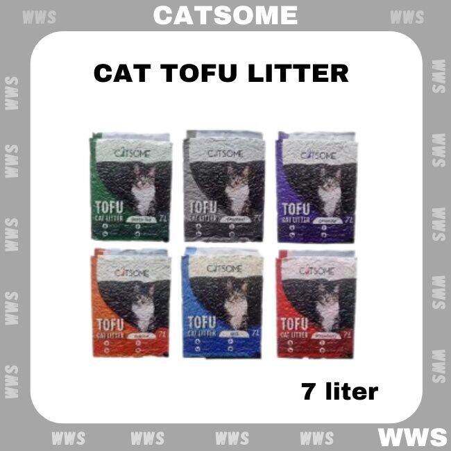 Catsome Tofu Cat Litter # Super Clumping Cat Litter Tofu # Pasir Kucing