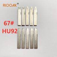 Riooak Hu92 67รีโมตกุญแจใบมีดสำหรับ Bmw Cas3/Cas4 E36 E39 E38 E63 E83 E53 F10 F20 F30ชุด1 2 3 5 7 X5 X6 No.67คีย์ว่างเปล่า