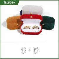 F8C503Y แหวนคู่ กล่องเครื่องประดับกำมะหยี่ วงรีทรงรี ที่ใส่ต่างหู กล่องแสดงสินค้า ทนทานต่อการใช้งาน กล่องเก็บของสำหรับเก็บ แต่งงานในงานแต่งงาน