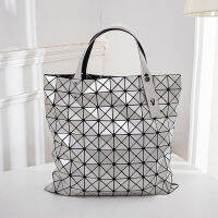 【HOT SALE】Japan 2023 New Ten-grid Magic Color Geometric Diamond Folding Womens Bag Large-capacity 10 Grid Tote Shoulder Handbag