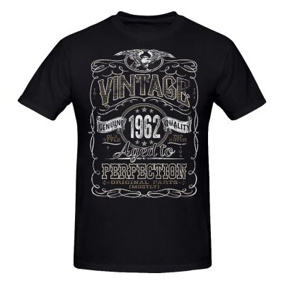 61 Birthday Gift Vintage 1962 Aged to Perfection T Shirts Streetwear Short Sleeve Birthday Gifts Summer T shirt Mens Clothing XS-6XL