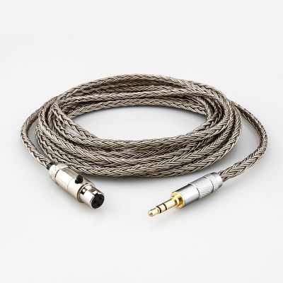 HiFi 8 Core Audio Headphone Upgraded cables 3.5mm stereo plug to mini XLR for AK G Q701 K240S K271 K702 K141 K171 K712