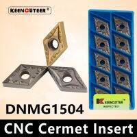 DNMG150404 DNMG150408 DNMG150404-MT KT6020 เม็ดมีดสําหรับ Cermet MDJNR / L เครื่องมือกลึงภายนอกชิ้นส่วนเครื่องกลึง CNC Cutter Cutting