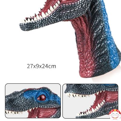 GT⁂ ถุงมือไดโนเสาร์ ไทแรนโนซอรัส เร็กซ์ หัวฉลาม อุ้งเท้าสัตว์ ของเล่นฮาโลวีน ของขวัญคริสต์มาส สำหรับเด็ก
