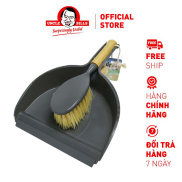 Bộ Bàn Chải Cán Tre & Ky Quét Bụi Uncle Bills BC0650