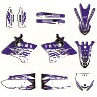 Motorcycle Decals Kit For Yamaha YZ250 YZ125 2015 - 2019 2018 2017 2016 Background Graphic Sticker YZ 250 125