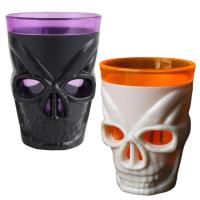 Skull Wine Cup LED Electronic Drink Cup for Halloween Party Cups Environmentally Friendly Drinking Accessory for Home Cafes Bars and Other Places intelligent