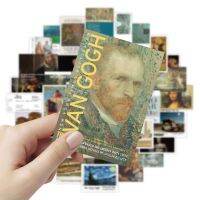 10/30/50pcs Oil Painting Style Art Artist Van Gogh Stickers Aesthetic DIY Phone Laptop Luggage Scrapbooking Cute Stickers Decals Drawing Painting Supp