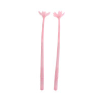 20 Pcs Creative Beautiful Cherry Blossom Gel Pen Stationery Cartoon Student Soft Rubber Flower Cute Pen