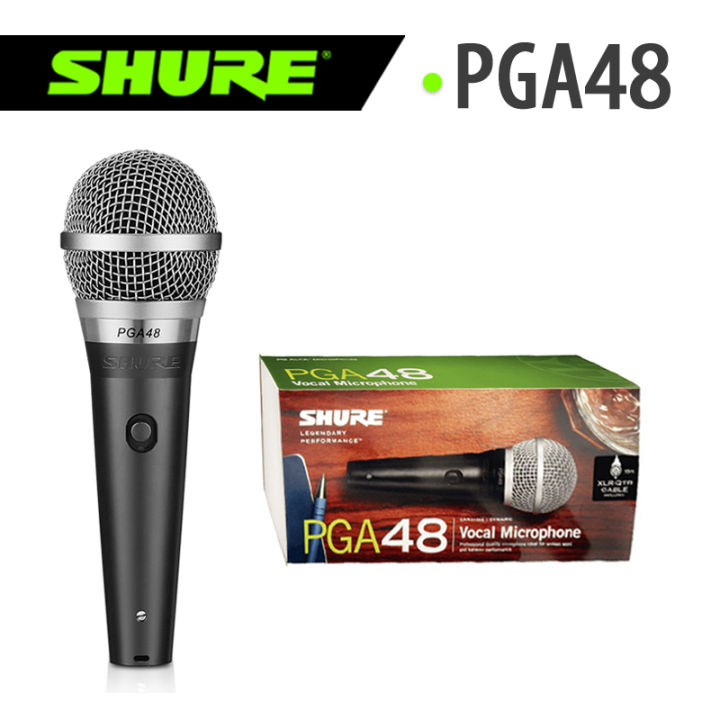 ไมค์ร้องเพลง-ไมค์คาราโอเกะ-shure-pga48-แท้-100-ไมโครโฟนมีสาย-ไมค์-ไมค์ลอย-คาราโอเกะ-ไมคโครโฟน-ไมโครโฟน-ไมค์ลอย-microphone-ไมค์สาย-ไมโครโฟนไดนามิค