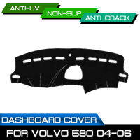 รถ Dashboard Mat Anti-Dirty Non-Slip Dash Cover Mat UV Protection Shade สำหรับ Volvo S80 2004 2005 2006