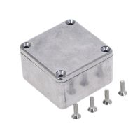 Silver Aluminium Enclosure Electronic Diecast Stompbox Project Box 1590LB 50.5*50.5*31Mm