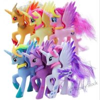 【Ready Stock】 ✆□ C30 My Little Pony Princess Luna Celes Doll Rainbow Dush Figure Toy F Kids Bady Gift