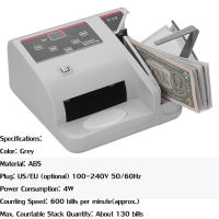 Portable Bill Counter  เครื่องนับธนบัตรขนาดพกพามีระบบตรวจเช็คแบงค์ปลอม ตรวจนับสกุลเงินไทยและต่างประเทศได้ Portable Bill Counter Handy Money Counter UV