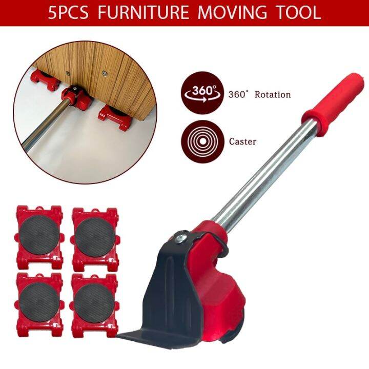Heavy Duty Furniture Lifter Transport Tool Furniture Mover Set 4 Move