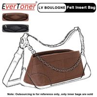 Evertoner กระเป๋าเครื่องสําอาง กระเป๋าจัดระเบียบ สําหรับ BOULOGNE Felt Insert Bag Makeup Handbag Travel Organizer Inner Purse กระเป๋าเครื่องสําอาง Base Shaper