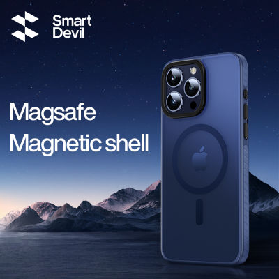 SmartDevil เคสโทรศัพท์ สำหรับ iPhone 15 Pro Max iPhone 15 Pro เคส iPhone 15 Plus Magsafe Matte กันกระแทกรวมทุกอย่าง