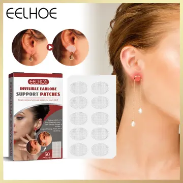 Ear Lobe Support Patches for Earrings, Earring Support Patches, Ear  Stickers for Heavy Earrings, Ear Pierced